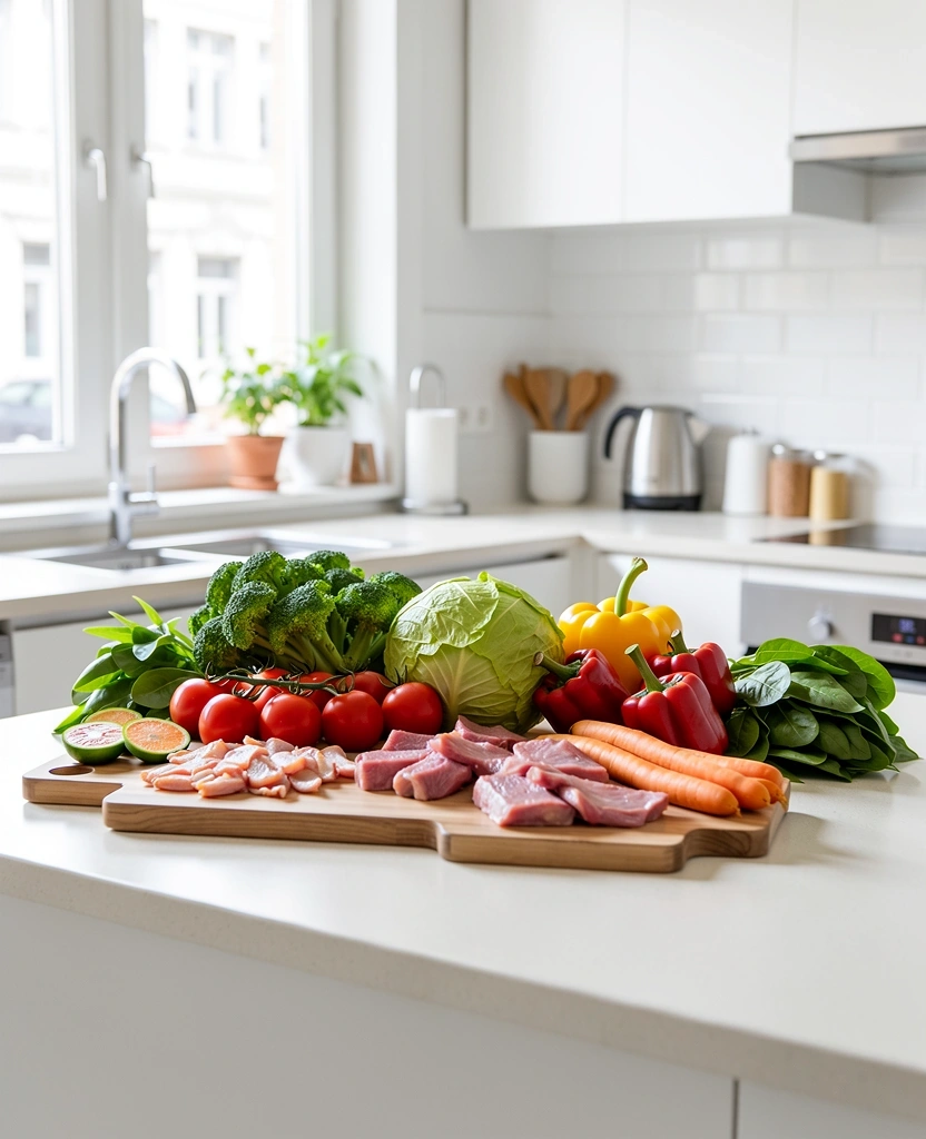 Gesunde Ernährungskomponenten